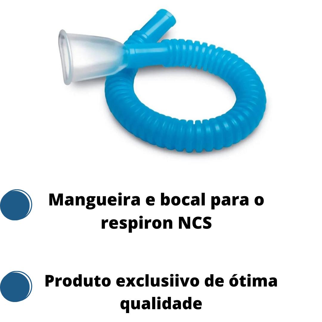 Mangueira e Bocal Para Respiron Azul NCS 